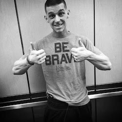 Dorsey continued to Be Brave during his chemotherapy treatements. (Photo/Courtesy of Tim Dorsey)