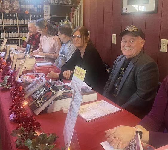 Members of the Northern Ohio Writers Guild take part in a meet and greet at D&D Smith Winery earlier this year.