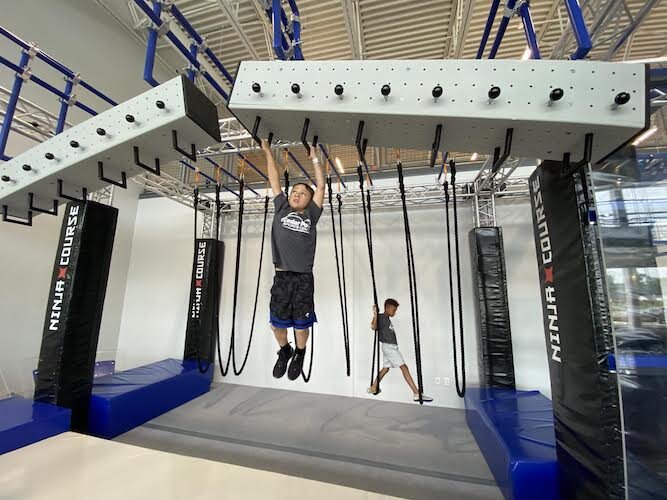 The ninja course is a popular activity at Cedar Point Sport Center.