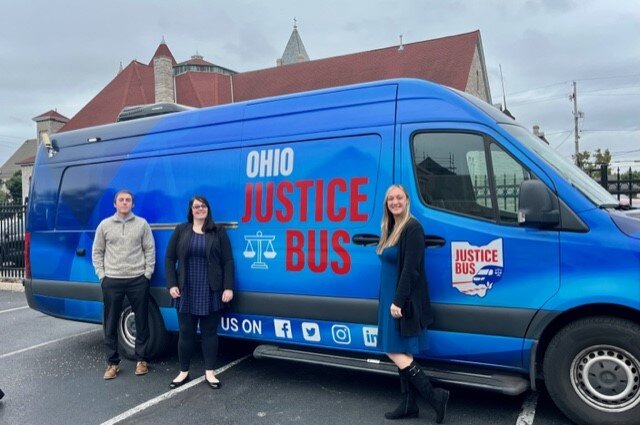 The Ohio Justice Bus will be stationed in the Sandusky Library parking lot on April 24.