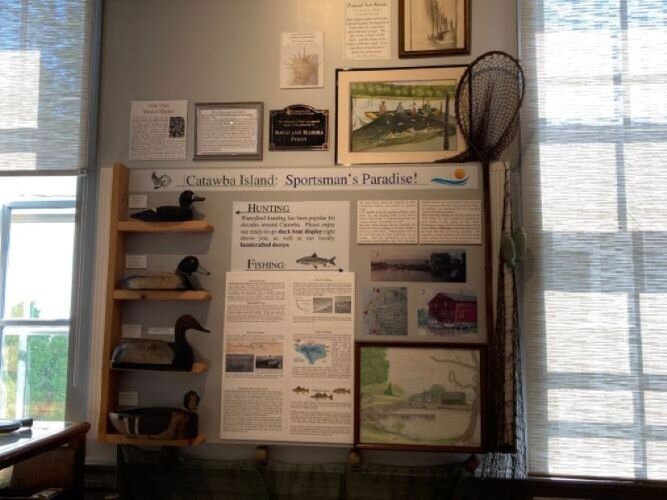 For many visitors, that personal connection continues in the exhibits of Catawba recreation, including boating and fishing. (Photo/Kristina Smith)