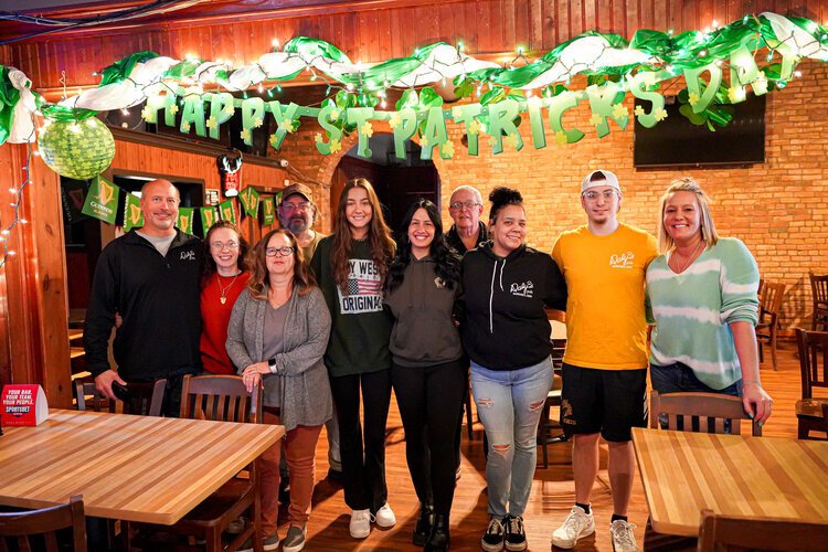 The Daly's crew is ready for the St. Patrick's Day crowds.