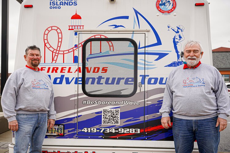 Jim Ervin and Dick Ries own and operate Firelands Adventure Tours.