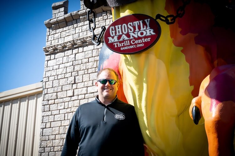 Billy Criscione is the general manager of Ghostly Manor Thrill Center.