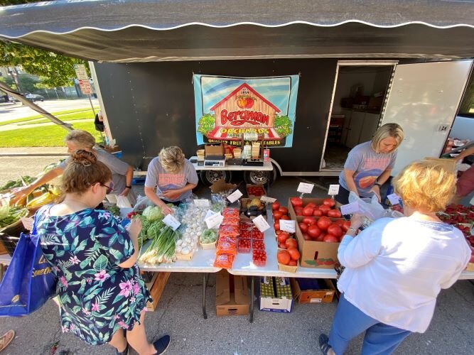 Vendors like Bergman Orchards will return to the Sandusky Farmers Market this year.