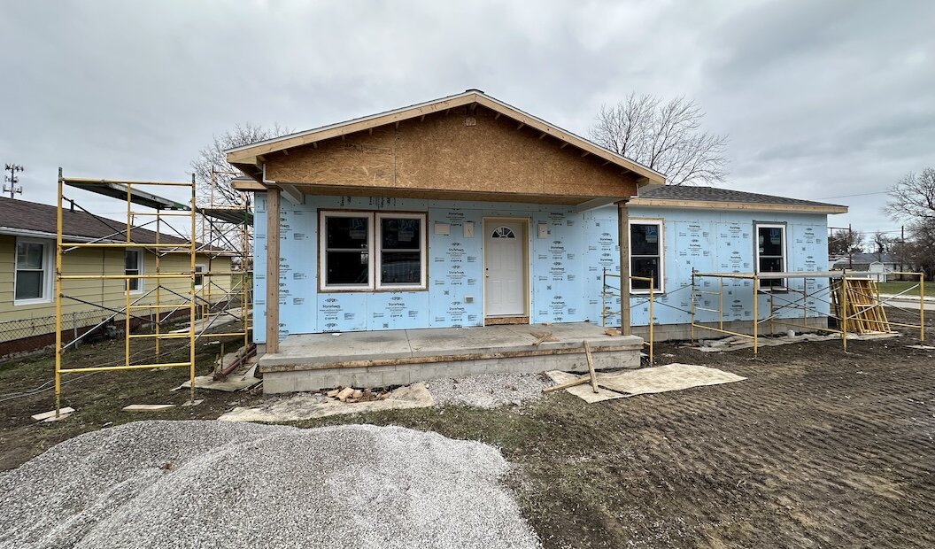 A Habitat home under construction on East Parish Street in Sandusky