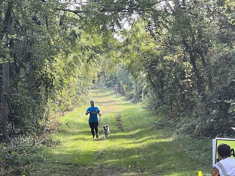 People and dogs are welcome at parkrun events.