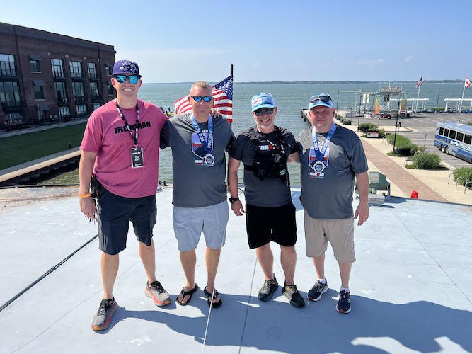 Kennedy worked closely with IRONMAN's regional director Eric Atnip and race director Casey Gilvin, along with friend Donnie Huntley, to organize logistics for the first two IRONMAN Ohio 70.3 events.
