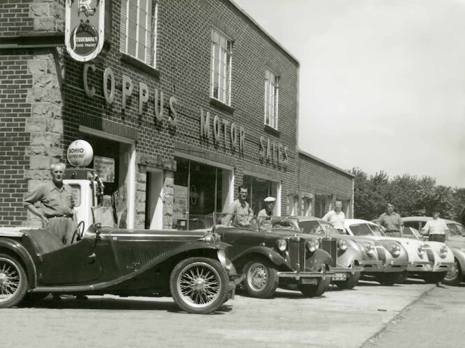 In 1941, Coppus Motor Sales completed building a brand-new facility on Madison Street, across from Calvert High School and remained there almost 50 years.