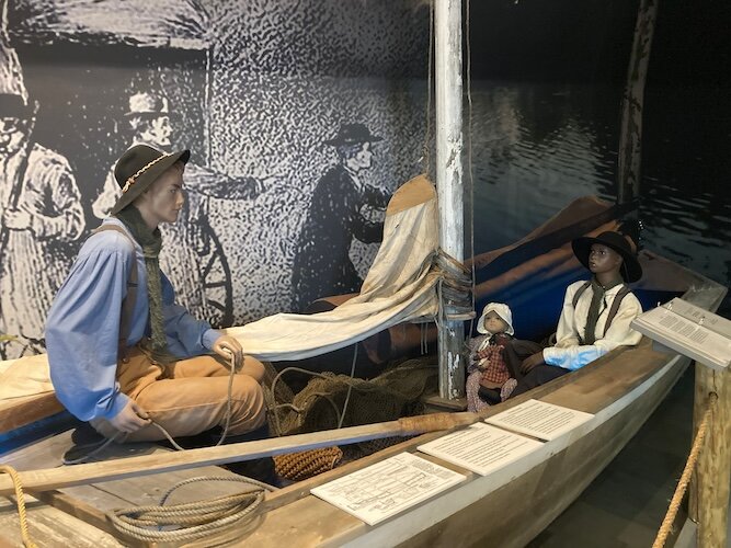 The Maritime Museum's exhibit gives context to slavery and the Underground Railroad and explains why Sandusky was such a popular spot for freedom-seekers to find help and refuge.