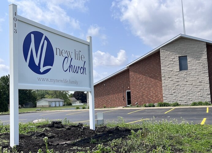 New Life Church's new location is at  4013 Columbus Ave. in Perkins Township.
