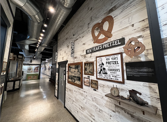 A section of the Marketplace is dedicated to the Sandusky favorite, the New Year's Pretzel.