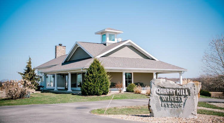 Quarry Hill's wraparound porch makes for a picturesque setting to enjoy a summer day.