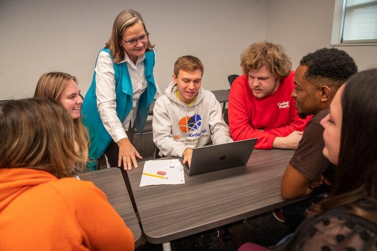 “The fully in-person program is for students who want that in-person experience, who are looking for that cohort model, where they can spend time with people who are passionate about the same industry, about similar career interests."