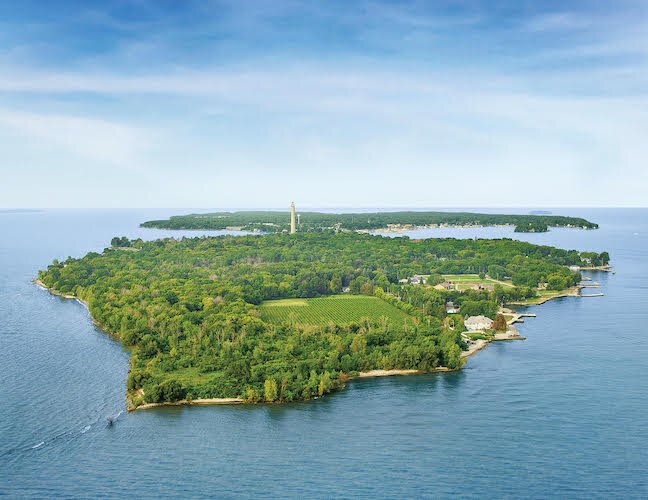 A view of South Bass Island