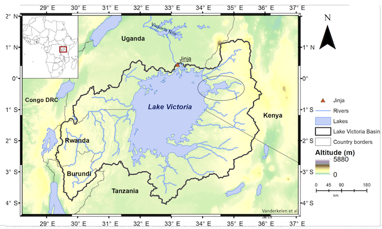 Lake Victoria is the second-largest freshwater lake in the world, smaller only than Lake Superior. It borders Kenya, Uganda, and Tanzania. 